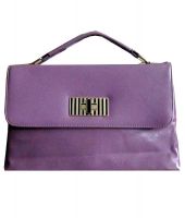 Acme Purple P.U. Satchel Bag