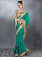 Parisha Green Printed Saree