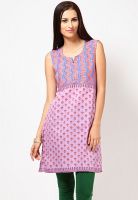 Riya Purple Printed Kurtis