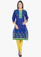 Vani Blue Printed Kurti