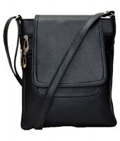 Aahana PU Sling Bag-Black