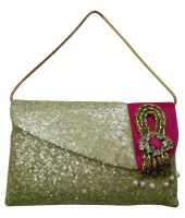 Balee Fashions Rani Silk Tiki Evening Clutches