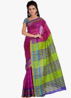 Florence Purple Printed Saree