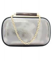 Kion Style Gray Clasp Clutch