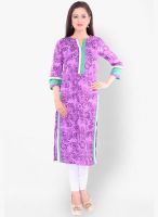 Kurti'S Pink Printed Kurtis