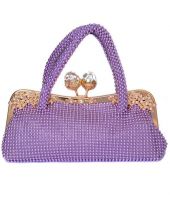 Rehan's Purple Designer Clutch