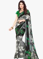 Salwar Studio Black Printed Saree