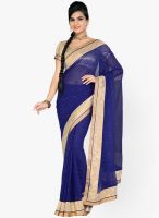 Saree Swarg Blue Embellished Saree