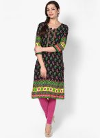 Shree Black Embroidered Kurta