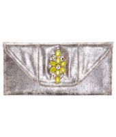 Stylocus Silver Color Women's Clutch