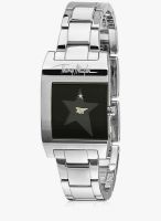 Thierry Mugler 4709501 Silver/Black Analog Watch