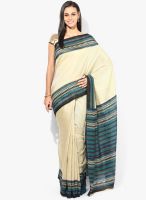 Vaishali Beige Printed Silk Blend Saree
