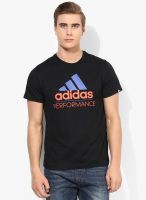 Adidas Ss15 Store Black Training Round Neck T-Shirt