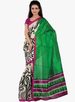 Florence Green Printed Saree