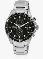 Fossil Ch2935i Silver/Black Chronograph Watch