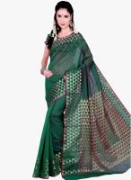 Roop Kashish Green Printed Saree