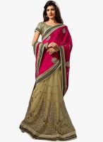 Roop Kashish Magenta Embroidered Saree