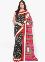 Satrang Multicoloured Printed Silk Blend Saree
