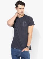 Tom Tailor Navy Blue Round Neck T-Shirt