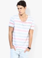 Tom Tailor White Round Neck T-Shirt