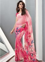 Vishal Pink Printed Saree