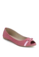 Z Collection Pink Peep Toes