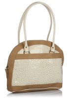 3 Mad Chicks Cream Handbag