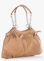 Butterflies Beige Handbag