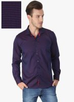 Crimsoune Club Purple Casual Shirts