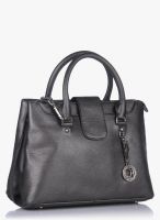 Da Milano Dark Grey Leather Handbag