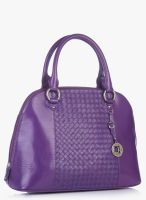 Da Milano Purple Leather Handbag