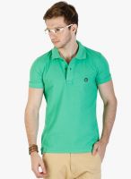 Duke Green Solid Polo T-Shirt