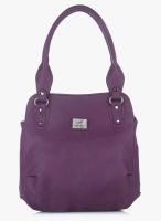 FOSTELO Purple Polyurethane (Pu) Handbag