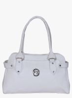 FOSTELO White Polyurethane (Pu) Handbag