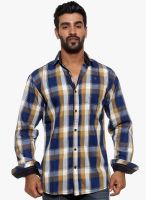 Fifty Two Multicoloured Checks Regular Fit Casual Shirt