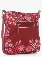 Ginger By Lifestyle Maroon Sling Bag