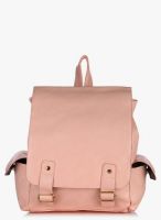 Lara Karen Pink Side Pockets Backpack
