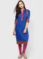 Shree Blue Printed Kurta