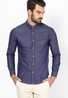 Spykar Blue Casual Shirt