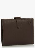 Swiss Design Brown Passport Holder Wallet