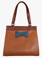 Toteteca Bag Works Brown Polyurethane (Pu) Shoulder Bag