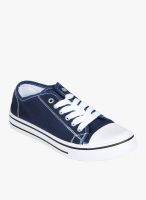 Truffle Collection Navy Blue Sporty Sneakers