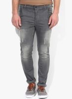 Blue Saint Black Washed Slim Fit Jeans