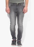 Blue Saint Grey Washed Slim Fit Jeans