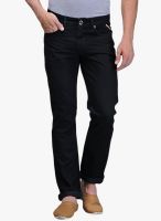 Canary London Black Mid Rise Regular Fit Jeans