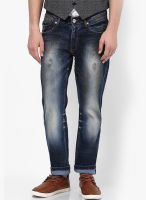 FREECULTR Navy Blue Slim Fit Jeans