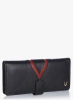 Hidesign Christine W2 Black/Red Leather Bifold Wallet