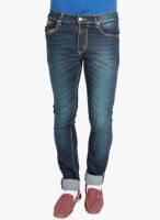 High Star Washed Blue Slim Fit Jeans