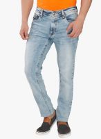 LIVE IN Light Blue Mid Rise Slim Fit Jeans