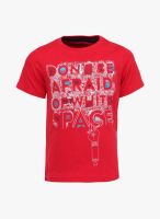 Poppers By Pantaloons Red T-Shirt